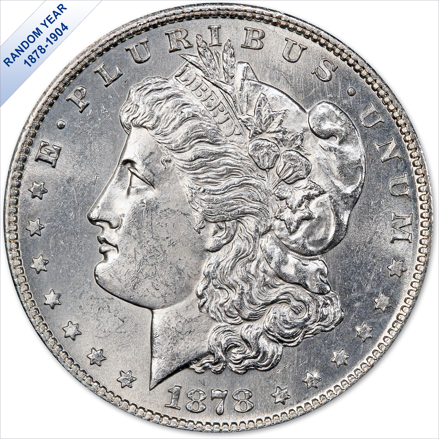 1878-1904 Morgan Silver Dollars BU (Random Year) - Legacy Coins