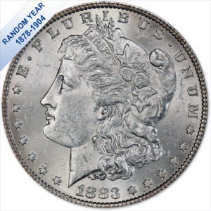 1878-1904 Morgan Silver Dollar (Random Year) $1 Very Good at